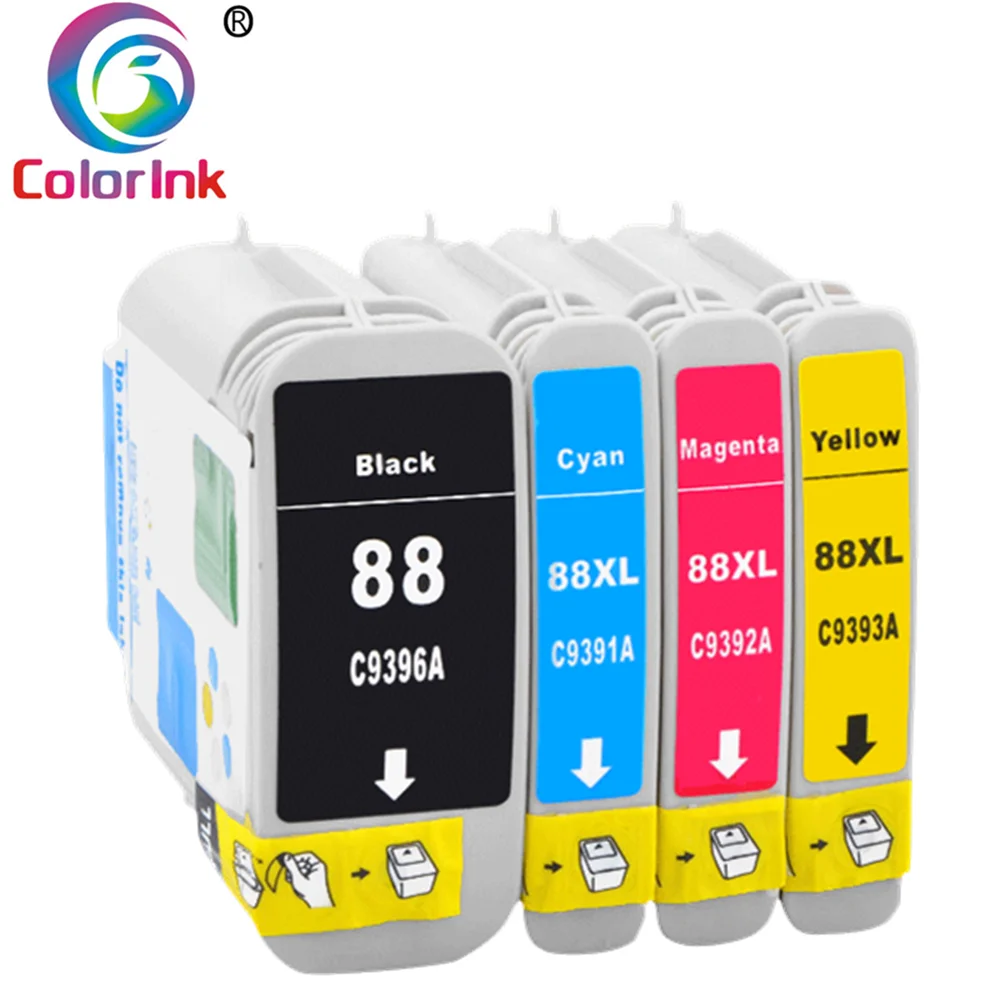 ColorInk 4 шт. 69 мл наполнено чернилами Совместимый картридж для hp 10 82 для hp Designjet 500 500PS 800 800PS 815mfp 820mfp 510 серия - Цвет: 4 Pack