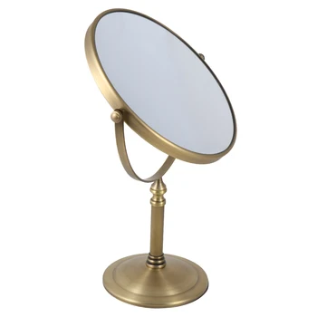 

1PC Double Side Cosmetic Mirror Vanity Mirror Magnification Desktop Makeup Mirror For Home(8 Inch 7 Times Magnification Antique)