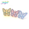 Juya Handicraft Accessories Supplies DIY Gold/Rose Gold Butterfly Charm Connectors For Fashion Earring Bracelets Making ► Photo 3/6