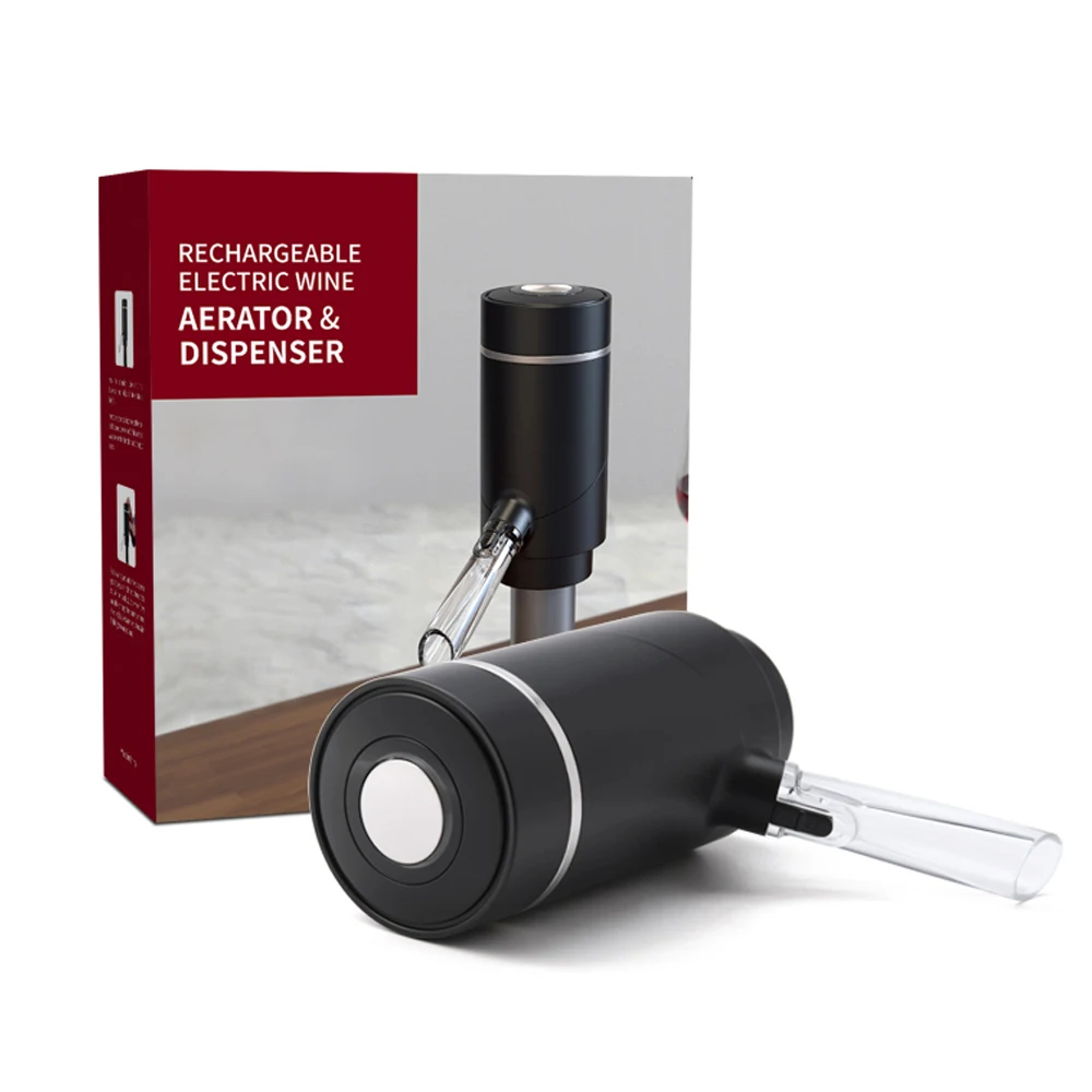 Aerador Decantador de Vinho Tinto com carregamento USB Profissional – Uareliffe™ (Original) H87c69d11ff3d48e19a004ea973bfc6739