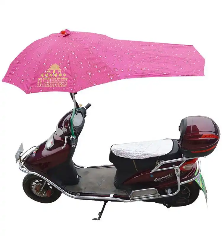ZLYH V/élo Parapluie Couverture utilis/é for prot/éger du Vent et de la Pluie du Soleil cr/ème Solaire Moto Pare-Brise Scooter Anti-Pluie Housse /étanche