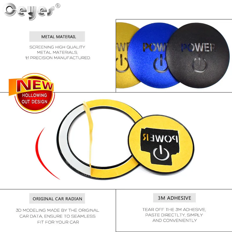 Start Engine Button Ring for TOYOTA (2)
