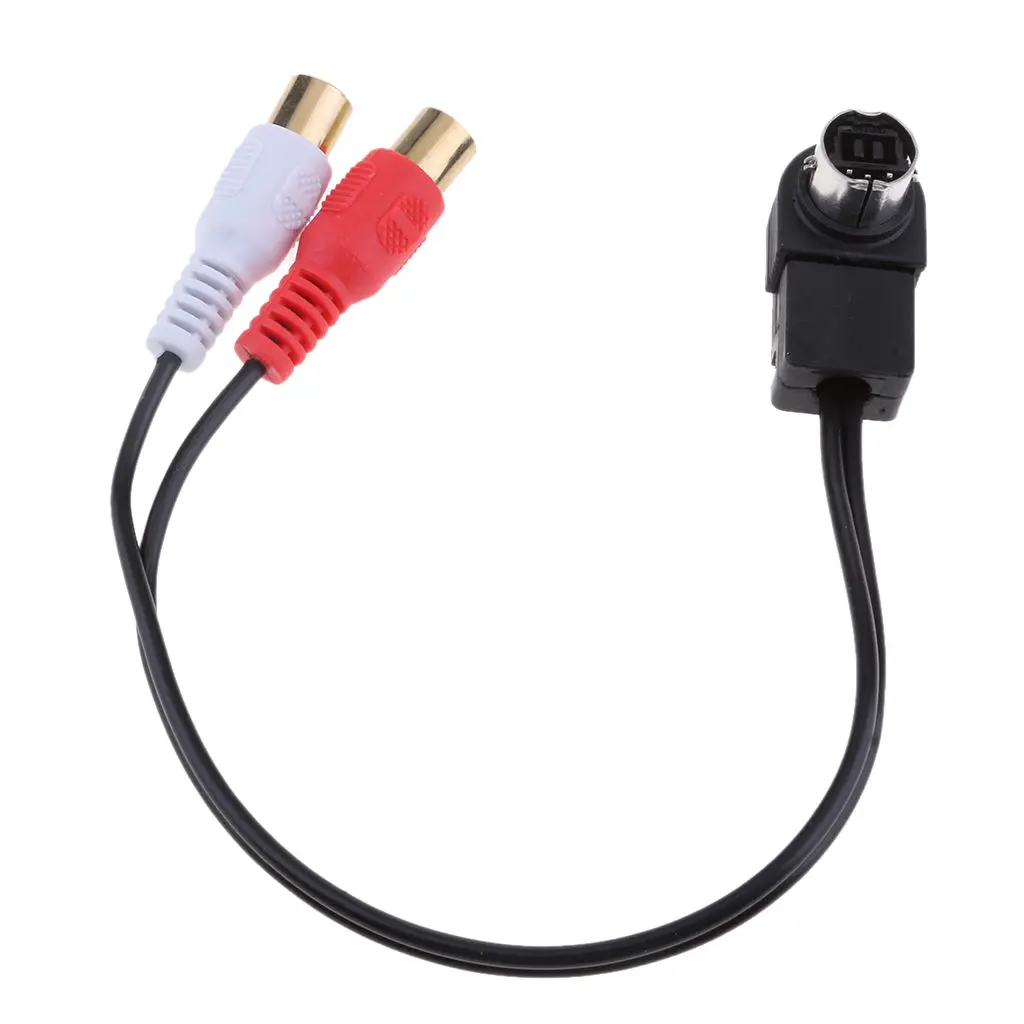 Ai net Rca Aux Cable to 2RCA Female Auxiliary Input Adapter Cable for KCA 121B DVD JVC Sound