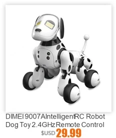 DIMEI 9007A Интеллектуальный RC робот собака игрушка 2,4 ГГц пульт дистанционного управления умная электрическая собака Детские игрушки Робот