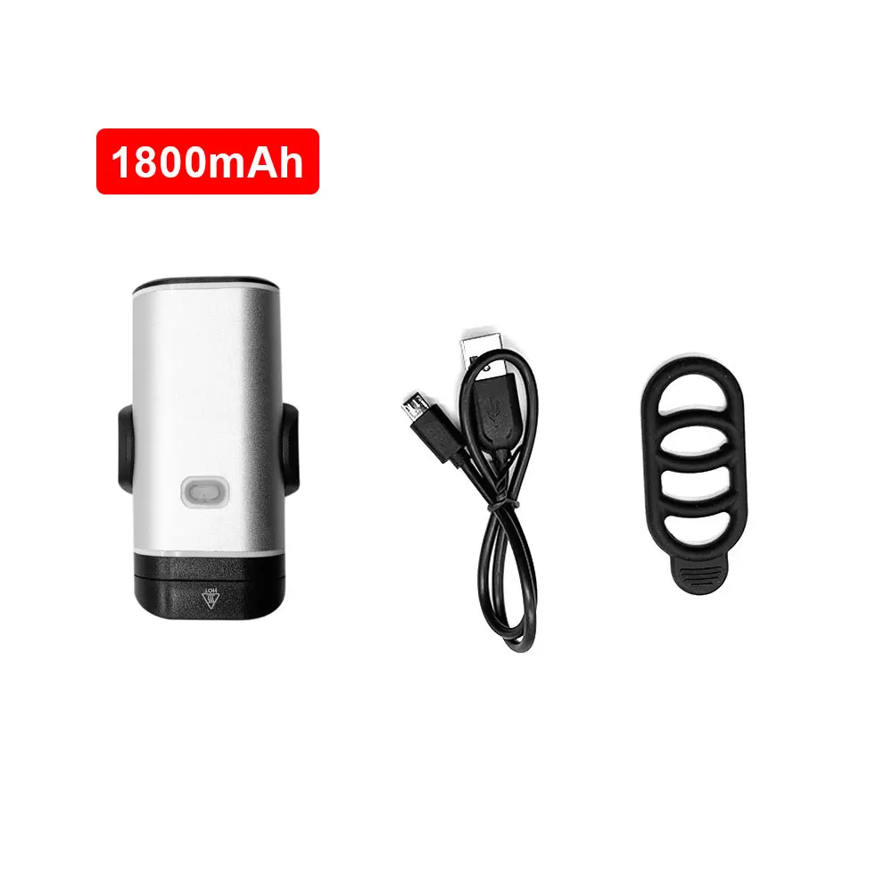 Велосипедный фонарь велосипедный светодиодный фонарь 1800 MAh 350LM Предупреждение ющий задний светильник передний светильник