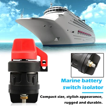 

Lightweight Cut off Switch 12V 300A Car Boat Marine On Off Battery Power Disconnect Ship Replacement Accessories for Car Boat