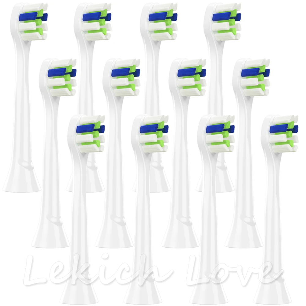 12 шт. насадки для зубных щеток Philips Sonicare, подходят для 3, 6, 9 серий, для здоровья десен, алмазная Чистка, HealthyWhite, FlexCare