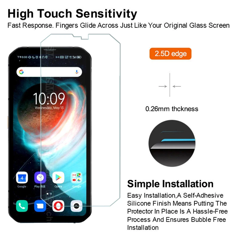 Tempered Glass Phone Protection Film  Blackview Bl6000 Pro 5g Phones -  2-1pcs Glass - Aliexpress