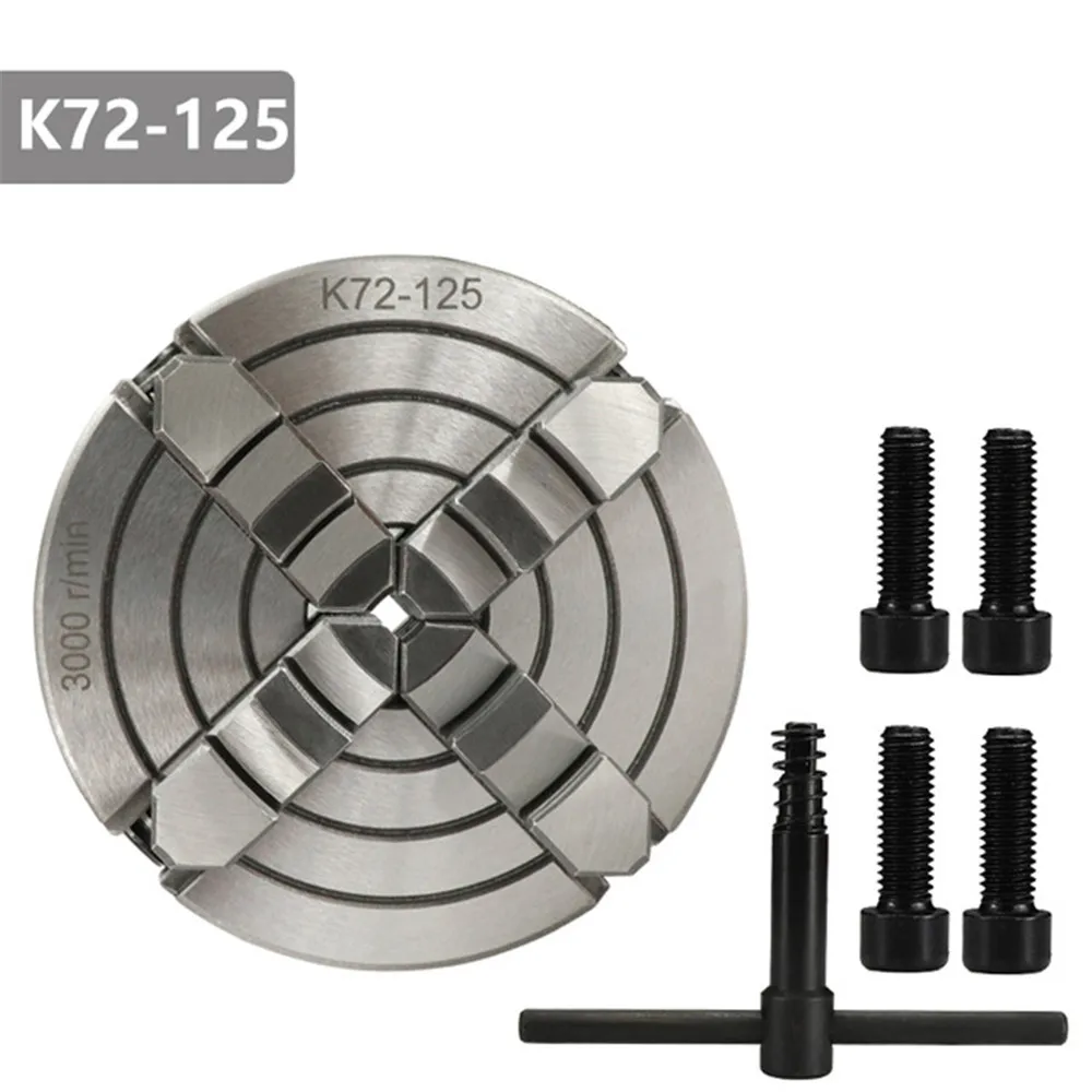 

Токарный патрон по дереву K72-125 с 4 ручными зажимами