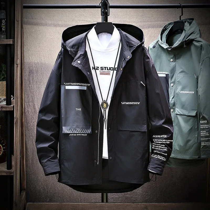 

19195 # Autumn Clothing Coat MEN'S Jacket Spring And Autumn Korean-style Trend Versatile Thin Popular Brand Casual Jacket Autumn