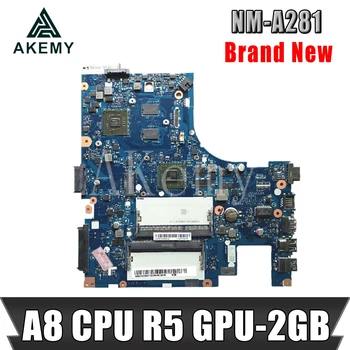 

NM-A281 mainboard For Lenovo G50-45 laptop motherboard ACLU5/ACLU6 NM-A281 with A8 CPU R5 GPU-2GB Test work 100% original
