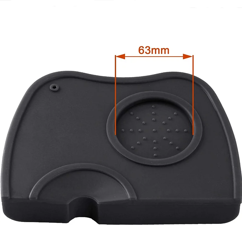

silicona Mat accesorios de cocina negro Manual de café Barista café con