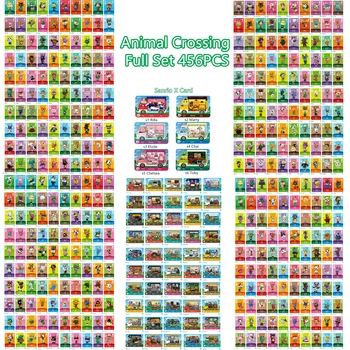 

456pcs Animal Crossing NFC Villagers Game Card Welcome Animal Crossing ACNH Touring Car Card Sanrio Ntag215 Tags NS Switch WiiU