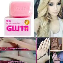 100 г, белое мыло с глютой, отбеливание кожи лица, осветление, чистое отбеливание, против старения