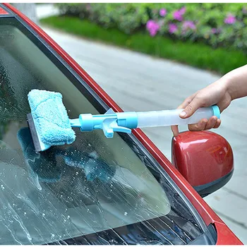 

Multi-function Cleaning Brush Scraping Double-sided Window Cleaner Water-jet Home Car Window Glass Spray Water Cleaning Tools
