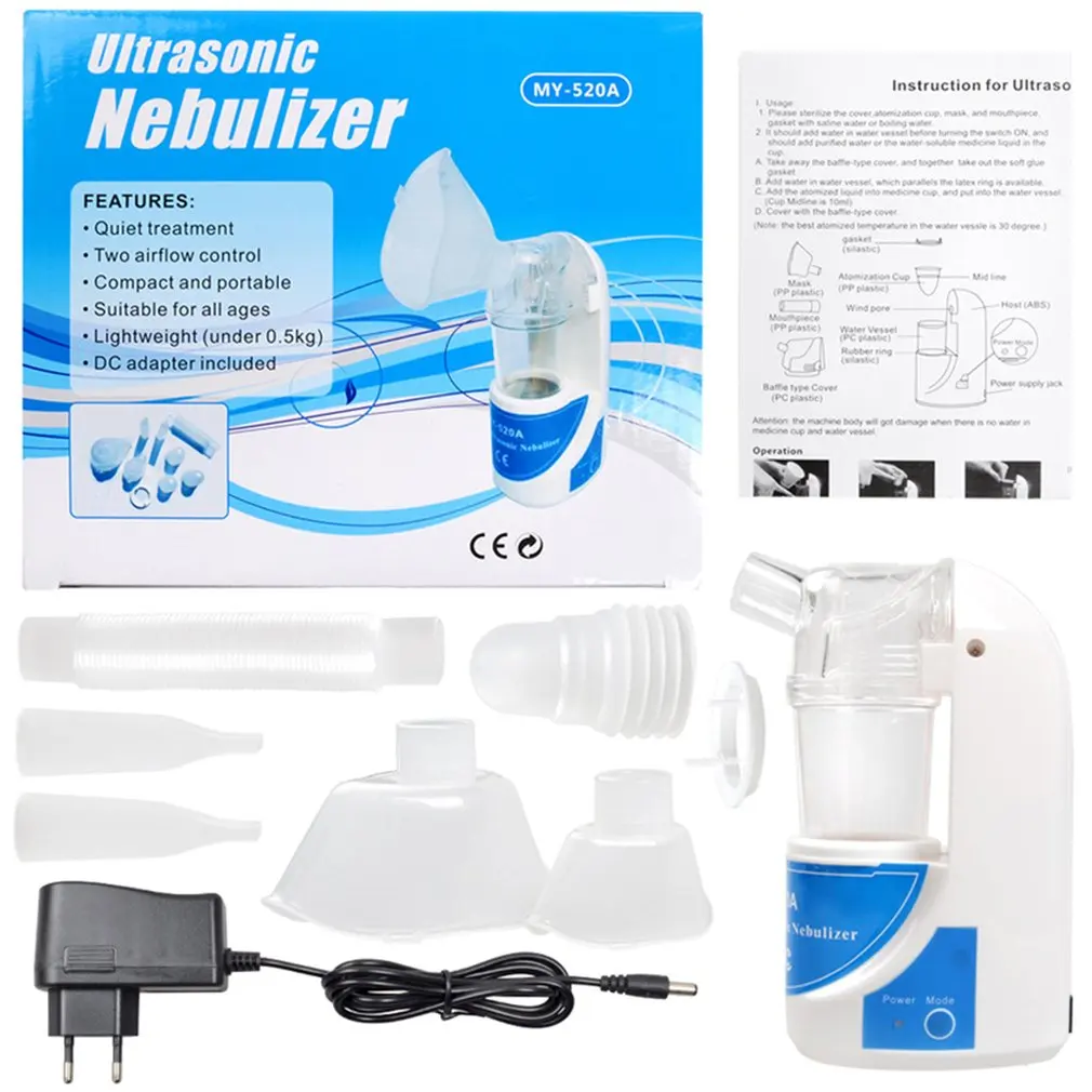 

Home Health Care Portable Asthma Automizer - Ultrasonic Nebulizer & Mist Vaporizer for Children Adult