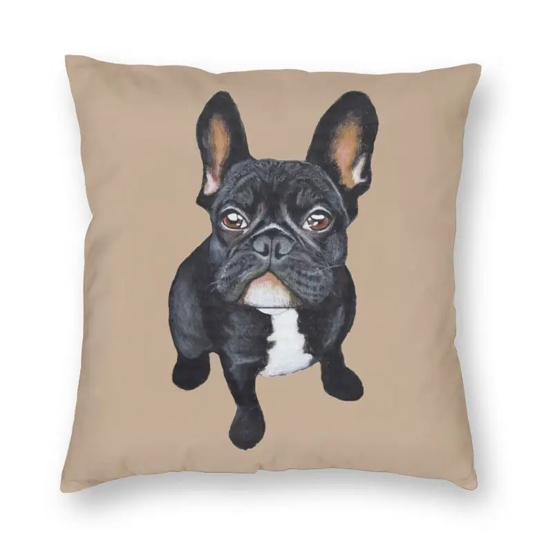

Наволочка с французским бульдогом, наволочка с принтом, наволочка с изображением французской собаки для влюбленных, наволочка для гостиной, Наволочка на подушку на заказ, домашний декоративный чехол