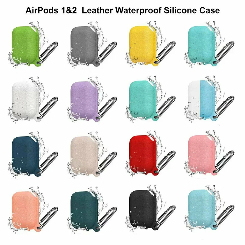 ТПУ силиконовый чехол для наушников Apple Airpods 2 1 с узором Личи Air Pods Pro защита Чехол