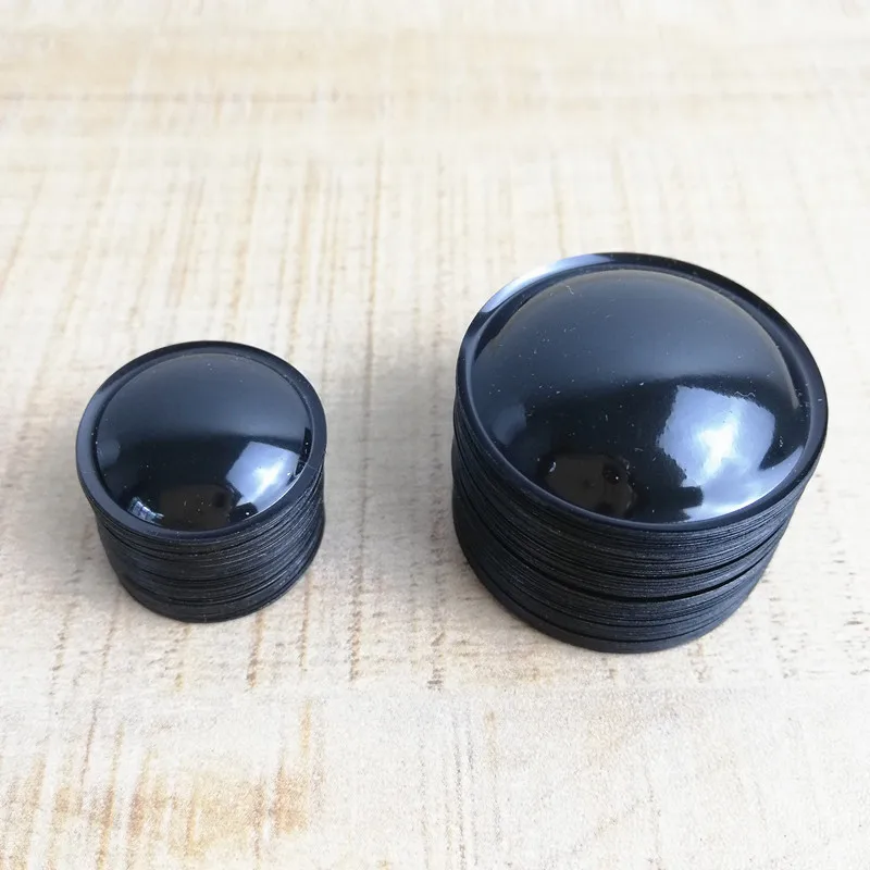 Capuchons Anti-poussière Pour Haut-parleur - Lot De 2, Diamètres 35 à 75 Mm, PP, Noir