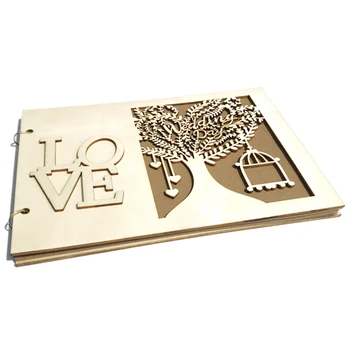 

HOT Wedding Signs Wood Wedding Signature Guest Book Photo Frame Wedding Decoration Rustic Wedding Guestbook Party Decor Favor