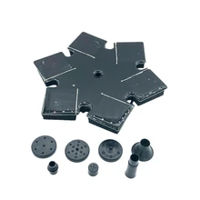 Mini Solar Fountain Solar Water Fountain Garden Pool Pond Outdoor Solar Panel Floating Fountain With 7 Selectable Sprayer