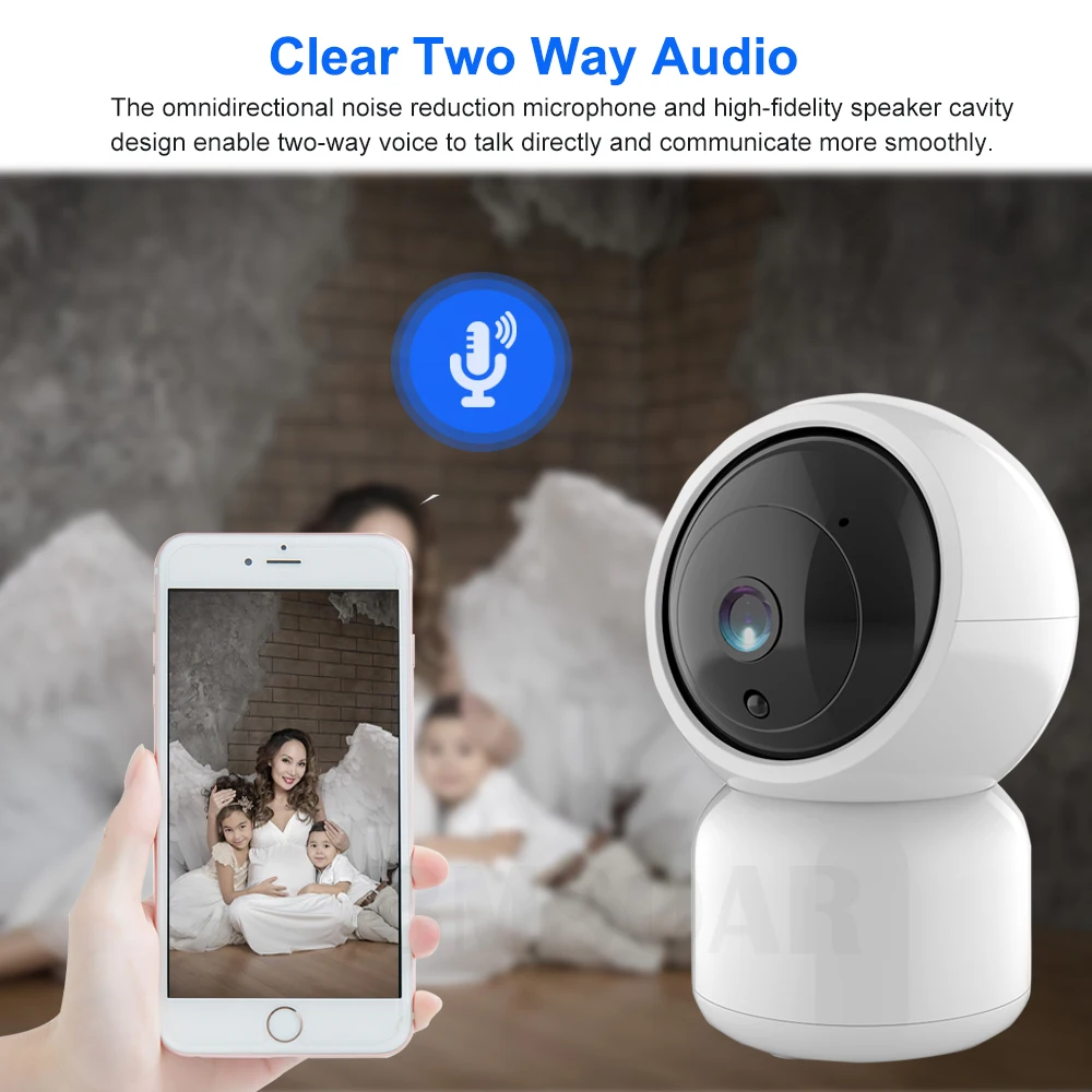 Камера Tuya 1080P Smart Life, wifi, IP камера, 2MP HD, охранное видеонаблюдение, CCTV, беспроводная, радионяня, сеть, облако, SD карта