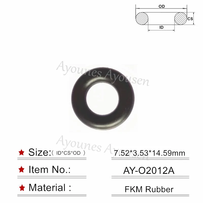 20 шт. Универсальный инжектор резиновое кольцо для GB3-100 ASNU08C уплотнительные кольца Высокое качество ремонтные наборы деталей топливной форсунки