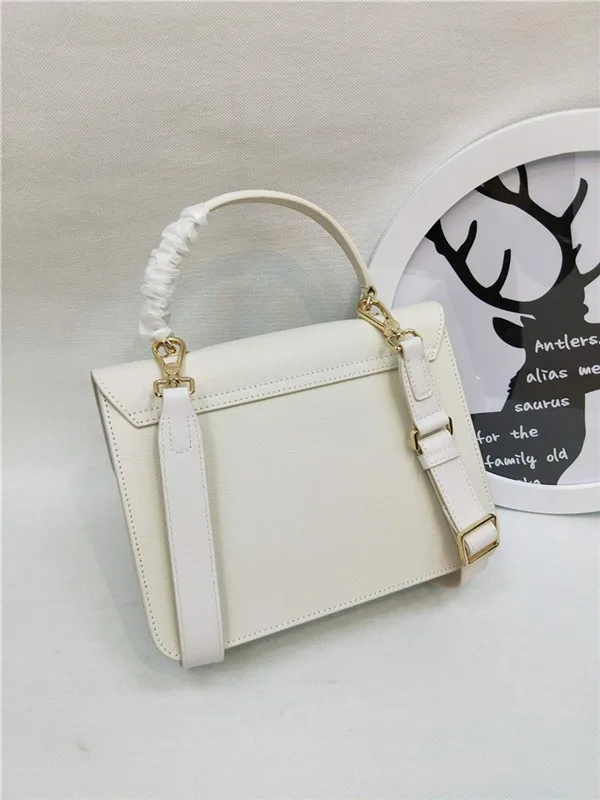 Оригинальные женские сумки FURLA, высококачественные женские меховые кожаные сумки большого размера белого цвета, Размер 23 см* 8 см* 17,5 см