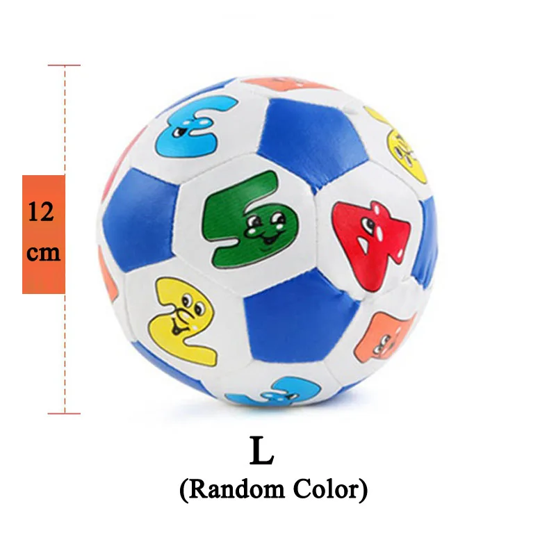 Children Kids Educational Toy Baby Learning Colors Number Ball Plaything Soccer Sports Ball Throw Stuffed Soft Plush Toys ZXH 7