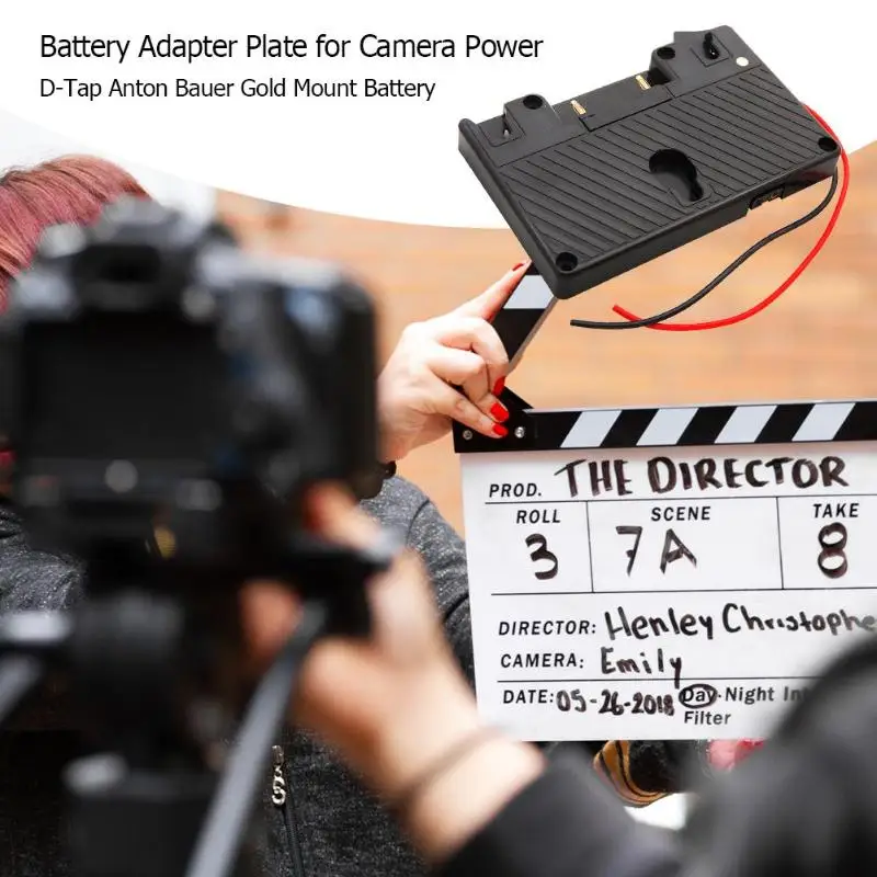 Аккумулятор-адаптер-пластина для камеры Anton Bauer; аккумулятор Panasonic power D-Tap Разъем Порт практичный прочный и безопасный портативный