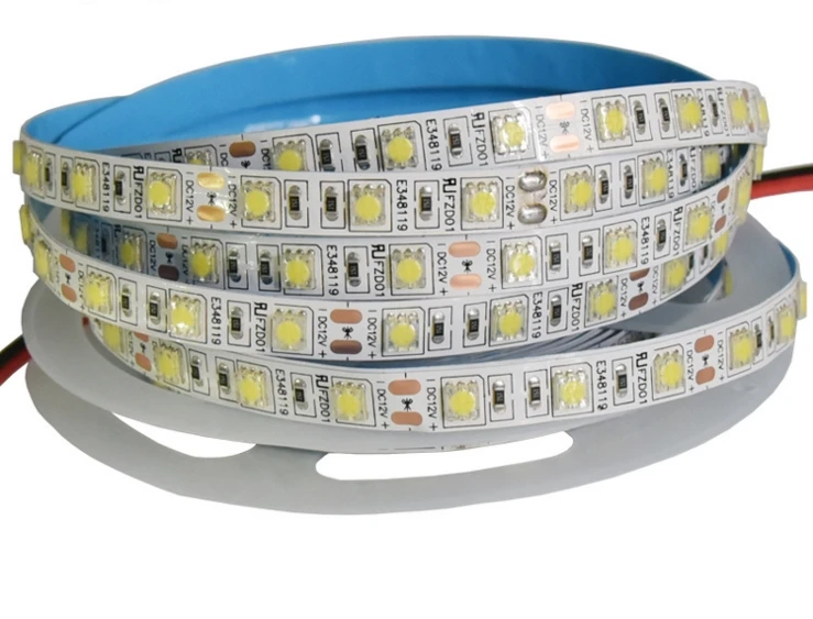 [Seven Neon] DC12V 14W 60led/M Белый свет трансбарент чип высокой яркости led SMD 5050 Гибкая светодиодная smd полоса