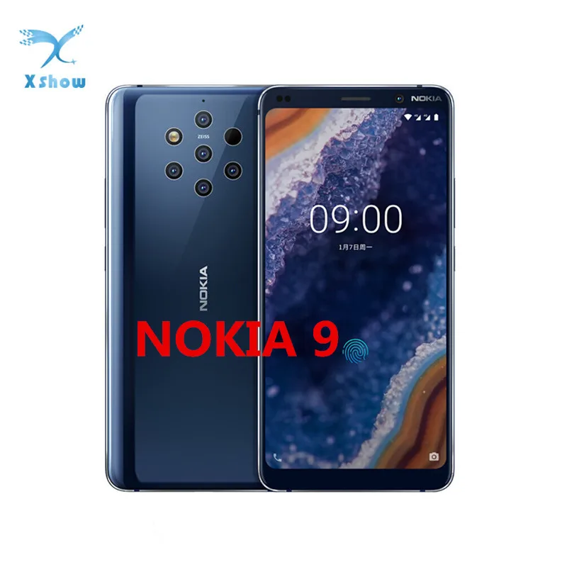 Nokia 9 Pureview 5 99 дюймов мобильный телефон 6 ГБ 128 Android phone Камера отпечатков пальцев