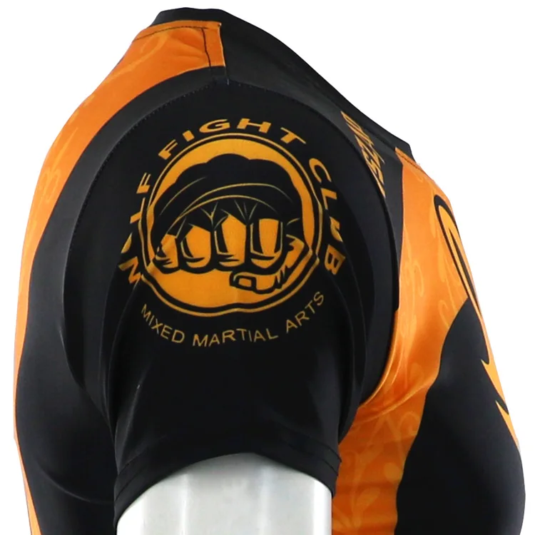 VSZAP Mma Рашгард джиу джитсу фитнес Kick футболка для занятий боксом Муай Тай ММА