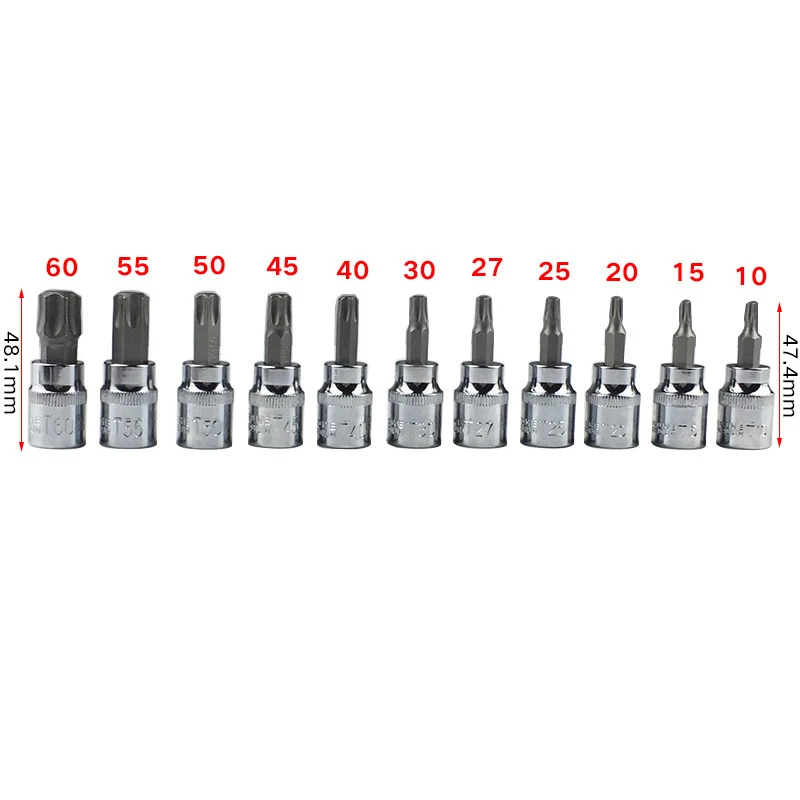 LAMEZIA 10/34 pcs/set Chromium-vanadium Steel Pressure Sleeve Group SleeveHead Mechanic Automobile Service Tool Accessories
