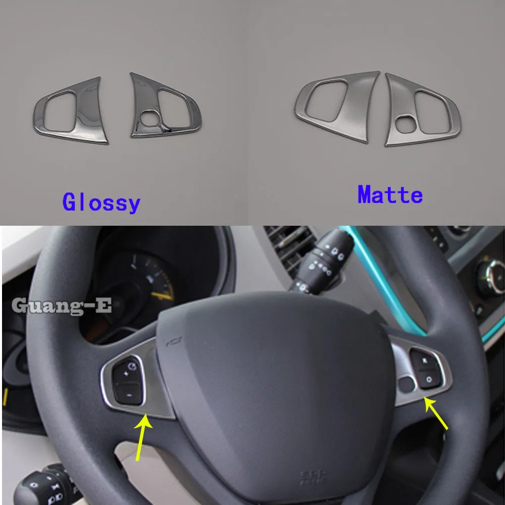 Per Fiat Talento 2019 2020 2021 Car Body Detector Sticker Styling Cover Volante Kit Interno Trim Lamp Frame Parts 2Pcs