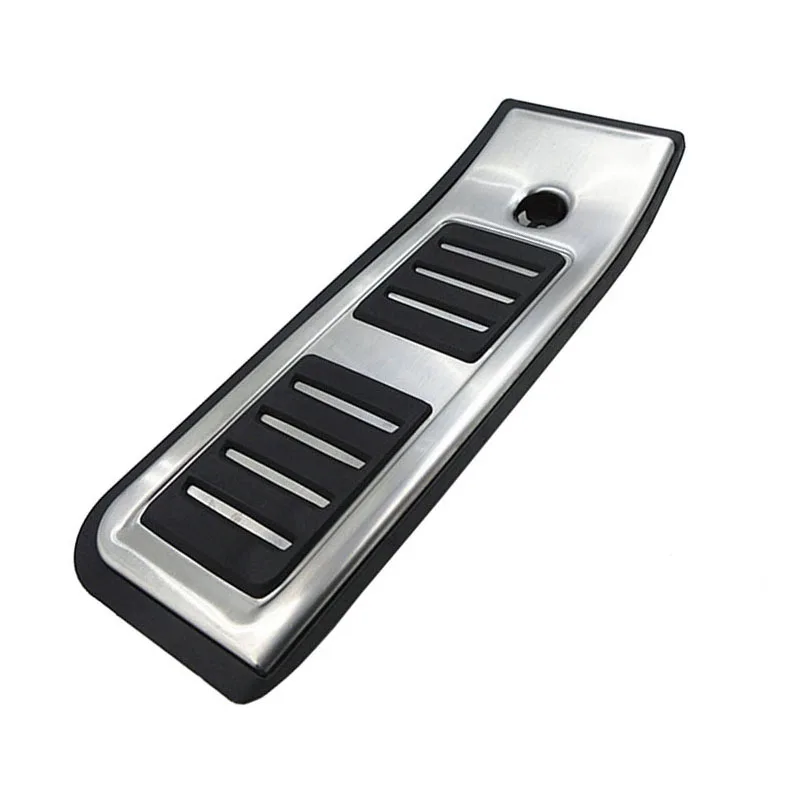 Für Audi A6 C8 2019 2020 Edelstahl AT Limousine Auto Edelstahl Kraftstoff Bremse Fußstütze Pedal Auto Pedale Pad 3 stücke – Detail 2