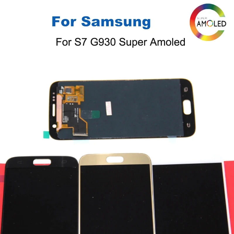 Супер AMOLED дисплей для Samsung S7 G930 G930F SM ЖК с сенсорным экраном дигитайзер сборка