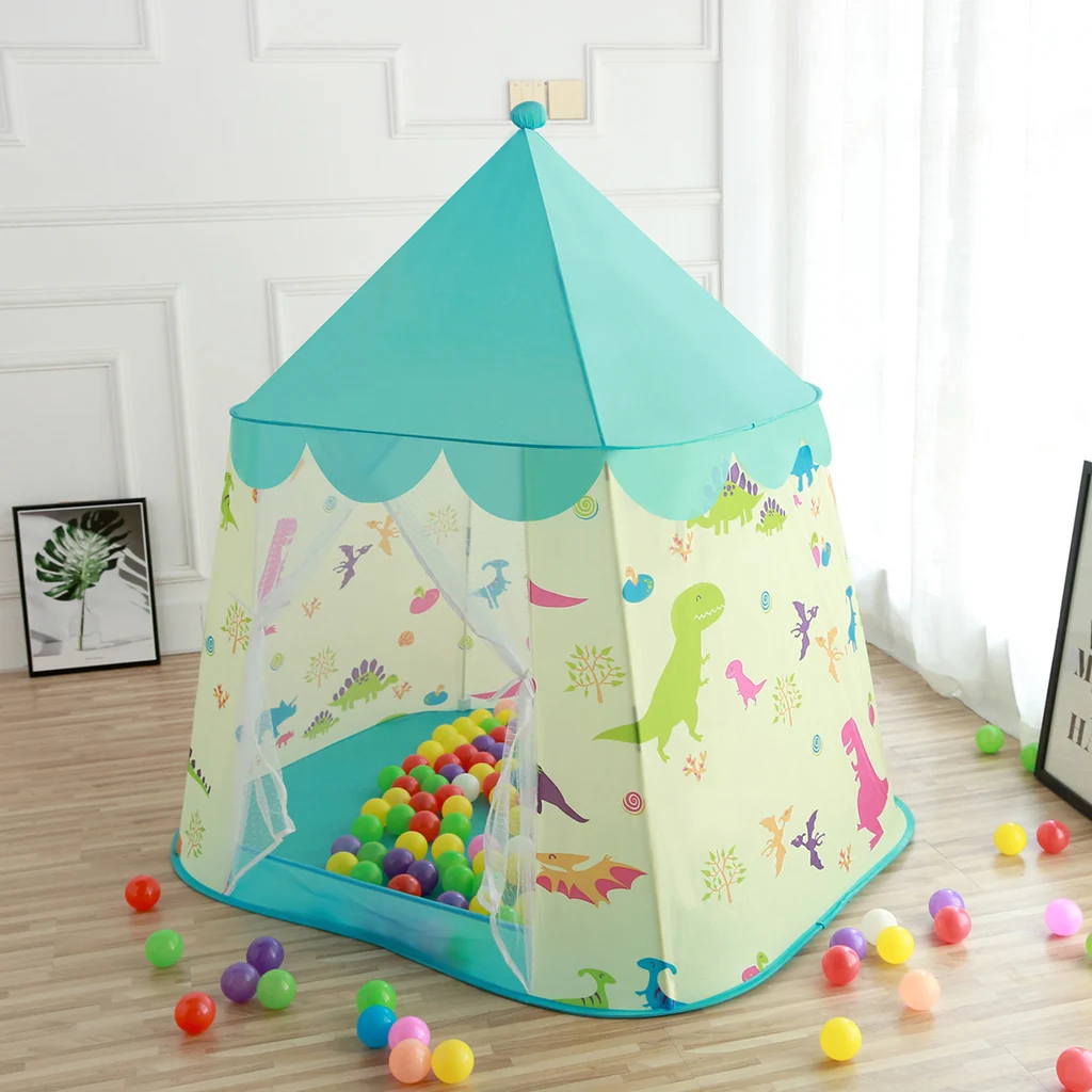 Kids Tent Ball Pool Tipi Tent Infant Children Games Play Tent House Teepee Ballenbak Fun Funny Playhouse Room Pink / Blue