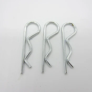 

50pcs M1.2 M1.8 M2 M2.5 M3 M3.5 M4 M5 M6 DIN 1102 R Type Pins for Cars4 Spring pins Cotters steel pins