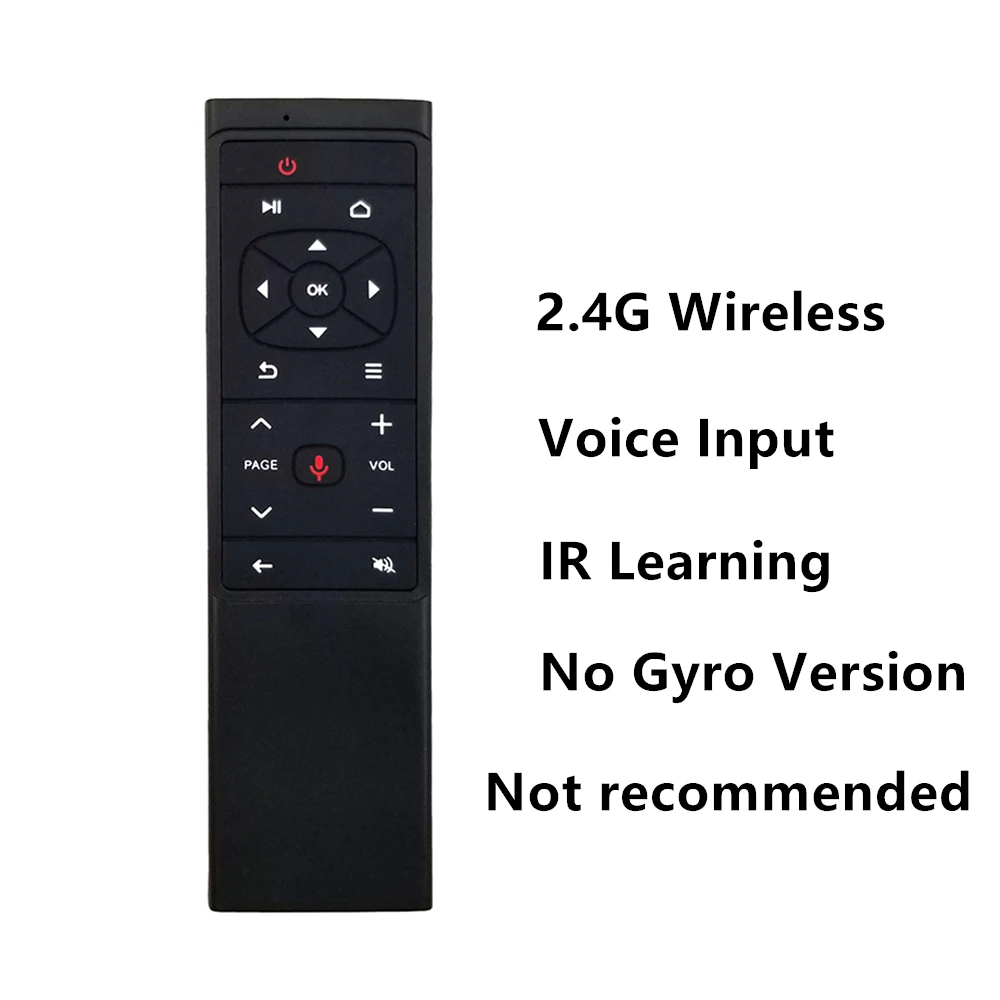 No Gyro L8star 2,4G Air mouse пульт дистанционного управления MT12 голосовой поиск гироскоп Беспроводная IR Fly Aero мышь для Android Linux tv Smart IP tv Box - Цвет: No Gyro