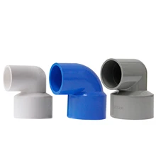 1Pcs PVC 90 Reducing Elbow ID 20,25,32,40,50,63,75,90,110mm Metric Solvent Weld Pipe Fitting Connector Aquarium Pond Garden DIY