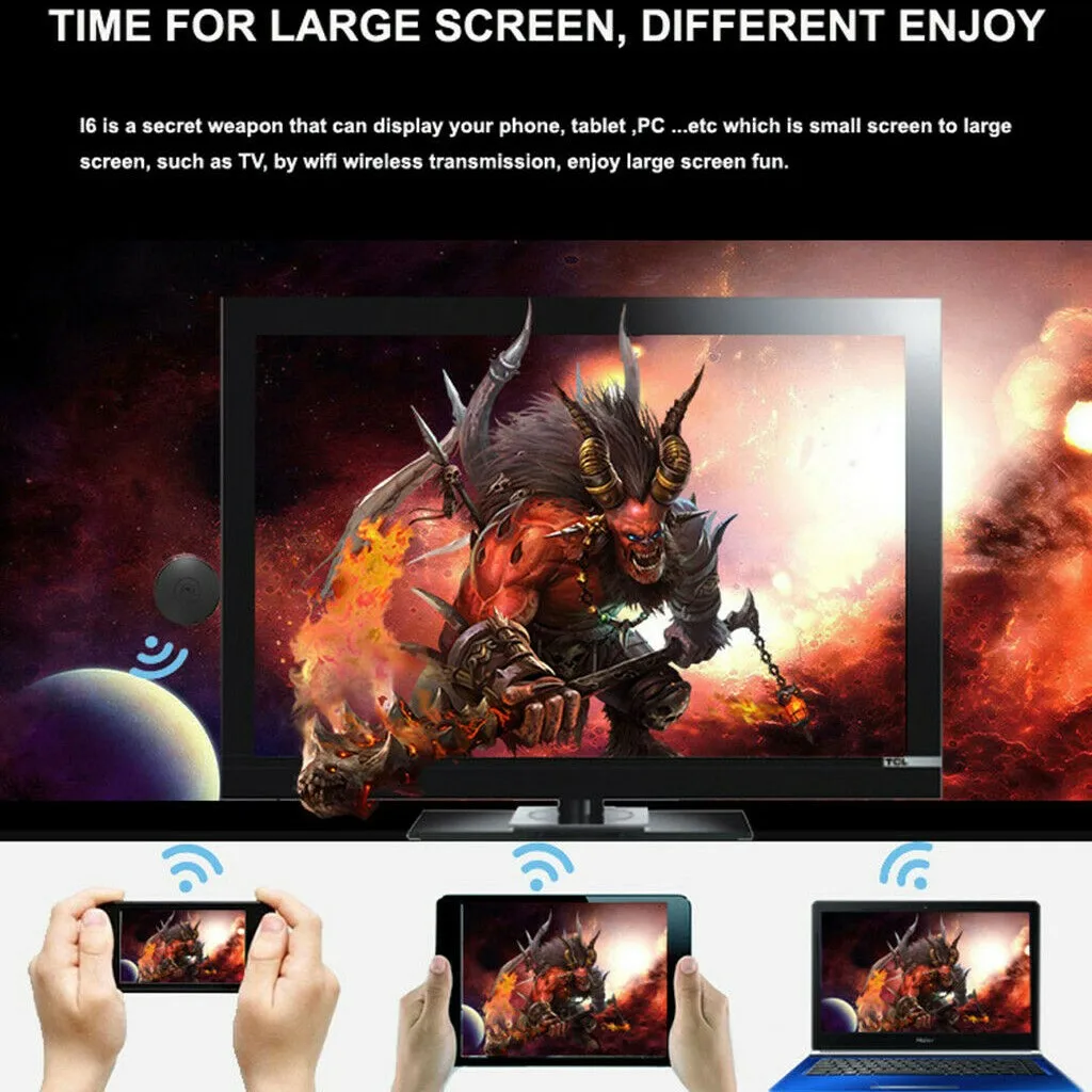 4nd 1080p HDMI WiFi беспроводной ключ доступа к TV Miracast DLNA обмена потоковыми мультимедийными данными(Airplay) поток Wecast Дисплей приемник G4 для iOS, Android и Windows