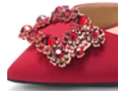 6.5cm heel H Свадебные босоножки для невесты; женская обувь на высоком каблуке; цвет шампанского; обувь для подружки невесты с кристаллами и стразами; атласная обувь с ремешком на щиколотке; обувь для подружки невесты - Цвет: 6.5cm heel H