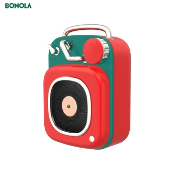 

Bluetooth Speaker Portable Outdoor Loudspeaker Wireless Mini Column 3D Stereo Music Surround Bluetooth Nostalgic Subwoofe 4.9