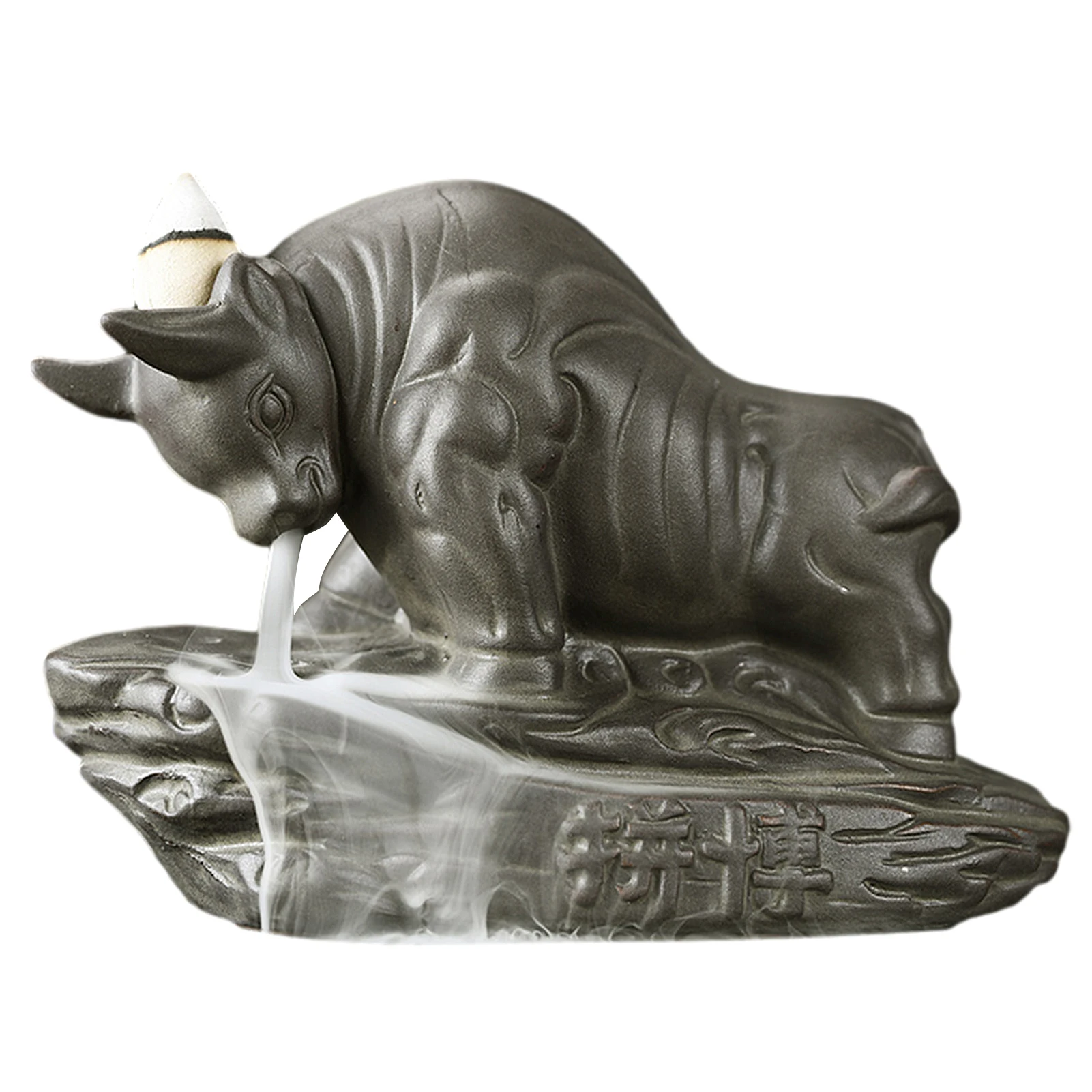 Ox Back flow Incense Holder Ceramic Burner Waterfall Drop Shipping | Дом и сад