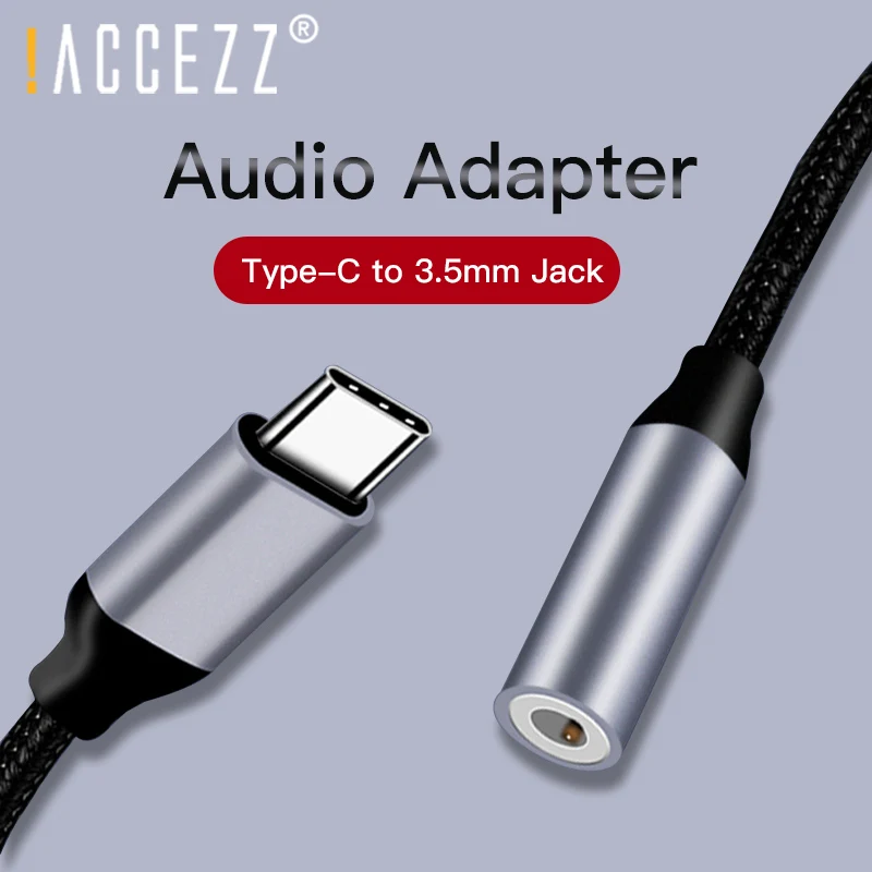 ACCEZZ USB C AUX до 3,5 мм разъем для наушников Тип C адаптер для телефона зарядный кабель для huawei P30 pro mate 20 Xiaomi Mi 9 аудио кабель