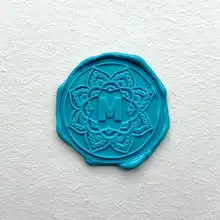 Персонализированные кружева восковая печать с инициалами комплект печатей-пользовательские свадебные Уплотнения воск штамп-приглашение воск штамп-Пользовательские восковая печать с инициалами