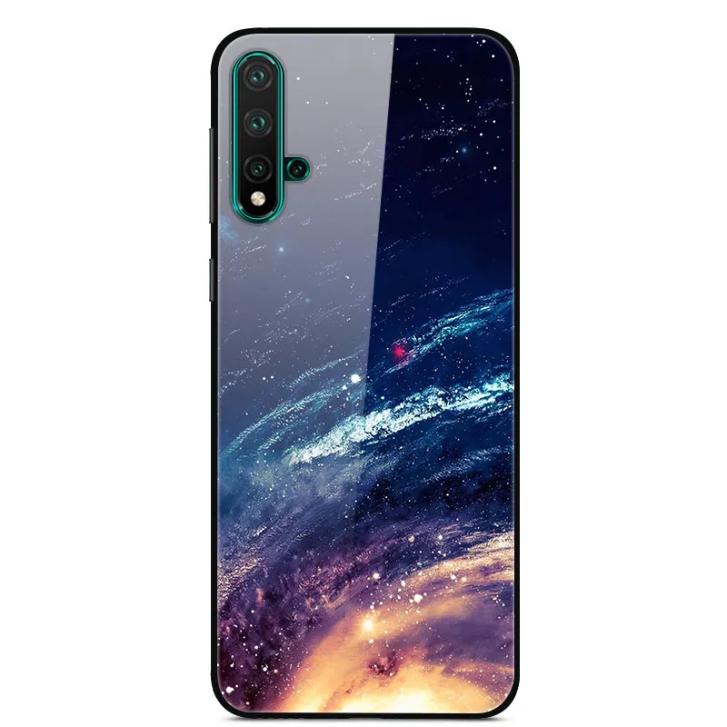 Для huawei Nova 5 Pro Чехол из закаленного стекла «Планета космос», чехол из стекла для huawei Nova 5 Coque Shell Nova5 Pro, чехлы