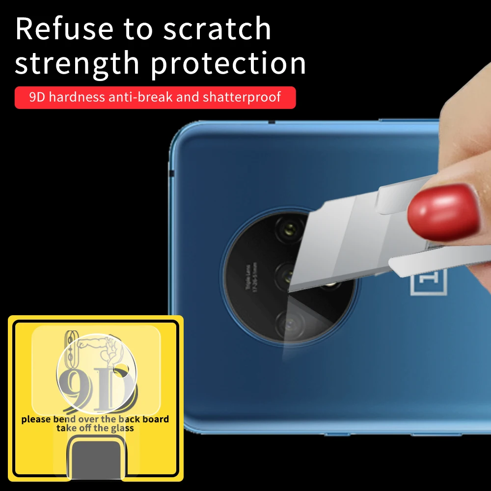 2 шт. пленка для объектива из закаленного стекла для OnePlus 7T Pro задняя защита для экрана камеры для OnePlus 7T прозрачное защитное стекло