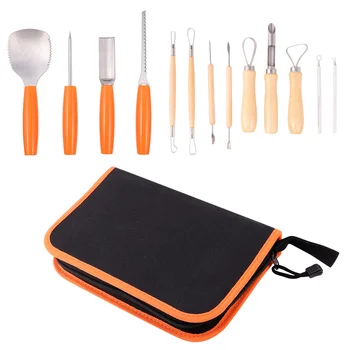 

14pcs Pumpkin Carving Tools Set Professional Carving Knife Sculpting Kit for Halloween Decor